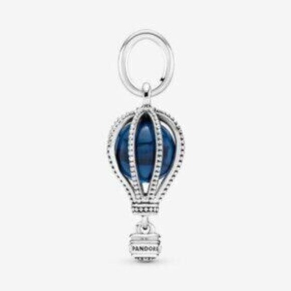 Pandora Blue Hot Air Balloon Travel Charm - Picture 3 of 5